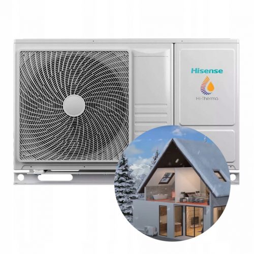  HISENSE Hi-Therma Monoblock Heat Pump Efficiency ZUM Energy Saving 8KW