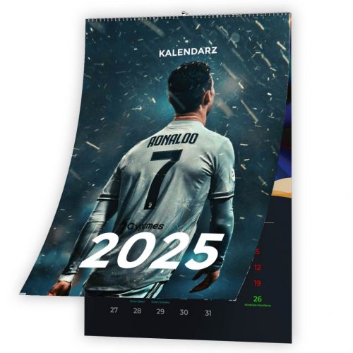  2025 KOLEDAR STENSKI 13-STRANI A4 CRISTIANO RONALDO NEDELJA HAN