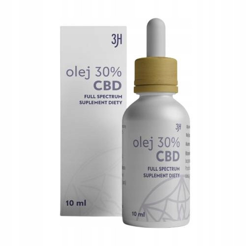  CBD konopljino olje 30% 3H CBD Oil Organic 10 ml