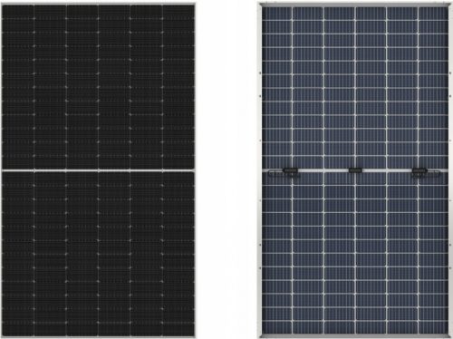  DOLGA 595 W DVOFACIALNA SREBRNA PV plošča