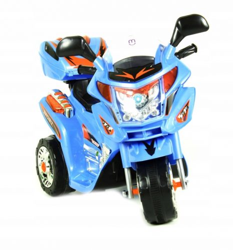  Otroški motor na akumulator, LED prtljažnik MOTO-S-2-BLUE