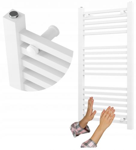  BELA LESTVA KOPALNIŠKI RADIATOR 100x50 cm MODERN BERGEN RADIATOR