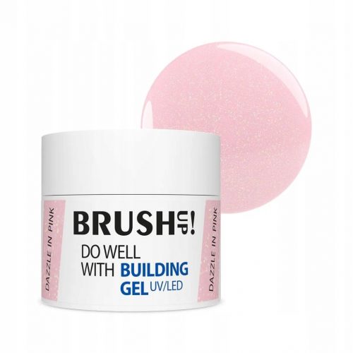  Brushup! Učinkovito z Building Gel Dazzle In Pink