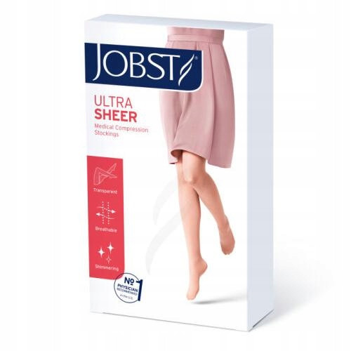  ŽENSKE NOGAVICE ZA KOLENA NATURAL JOBST ULTRA SHEER CCL1 VEL.2