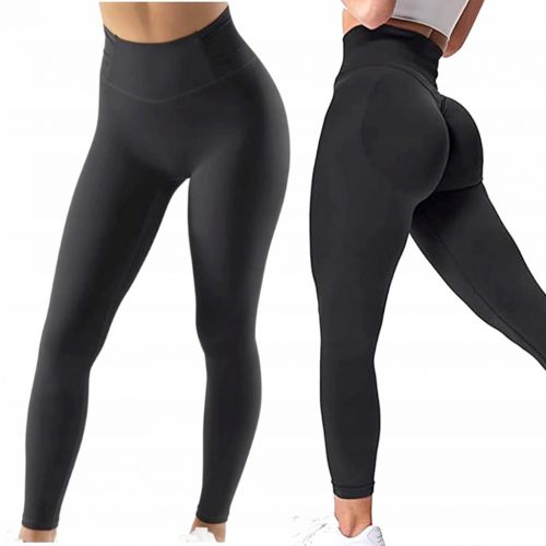  Modelirne pajkice z visokim pasom Športne PUSH UP LEGICINE Leggins vel. L