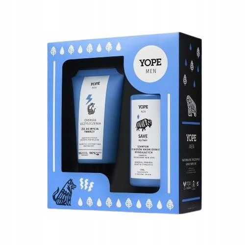  YOPE SAVE my hair Care set za moške šampon + p/p gel