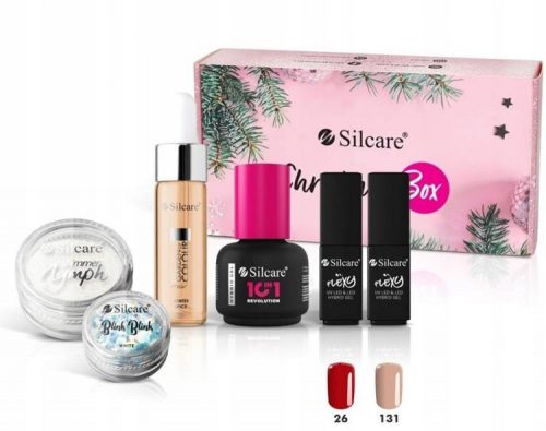  Silcare Christmas Box UV set za nohte 6 kosov.