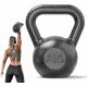  Masivni Litoželezni Kettlebell PROIRON 8 kg Črna 1 kos.