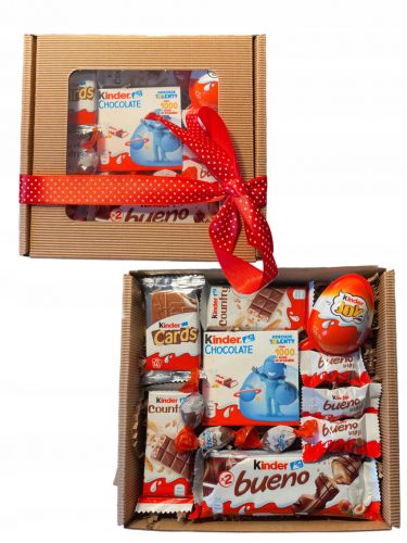  Darilna košara KINDER Škatla Set sladkarij 18 40 Birthday giftibalon_pl