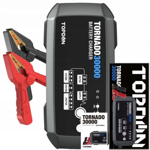  NADOMESTNI POLNILEC TOPDON TORNADO30000 30 A, 6 V, 12 V, 24 V