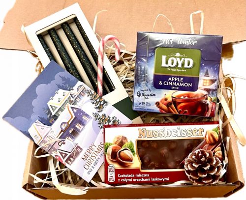  Darilni set Tea Holidays Christmas Honey chocolate BOX tea