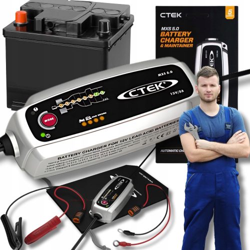  CTEK MXS5.0 12V Inteligentni polnilnik baterij, avtomatski usmernik