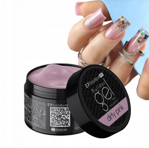  Odličen gradbeni gel PRO Thixo Effect DIRTY PINK 50g