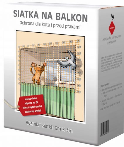  Zaščitna mreža Jacopic 6 m x 3 m bež barve