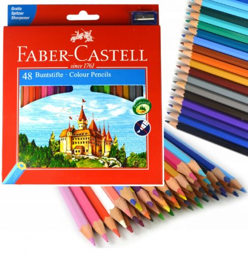  Faber-Castell svinčniki 48 kos + radirka LYRA Multicolor 1 kos.