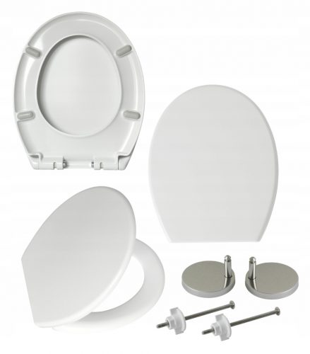  WC deska Estiva DDW0014, bel duroplast