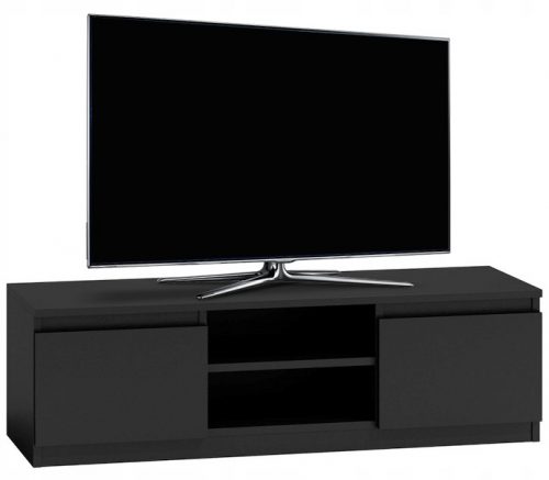  TopEshop stoječa TV omarica 120x36x40 cm, mat črna