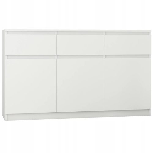 Mobene Moderna komoda 120 x 40 x 98 cm mat bela