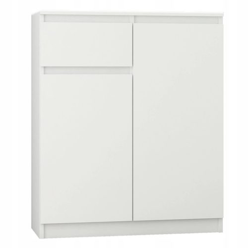  Mobene Moderna komoda 80 x 40 x 98 cm mat bela