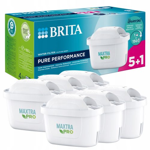  Filtrirni vložek za vrč Brita Maxtra PRO Pure Performance, 6 kos.