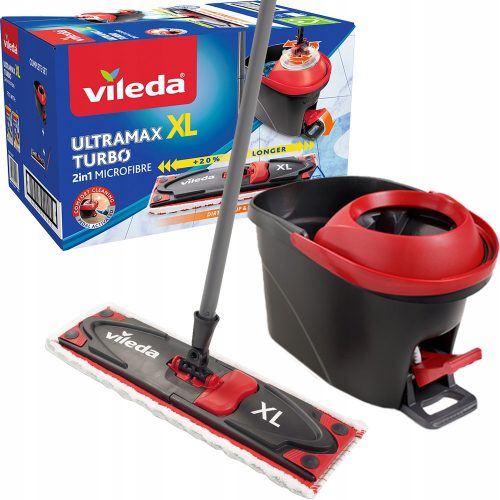  Vileda Ultramat Turbo XL vedro in ravna krpa 14,5 cm