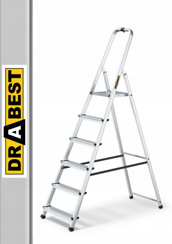 Drabest lestev 3,19 m aluminij 1 x 6 do 125 kg