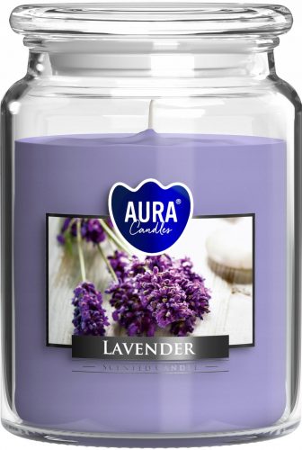 Lavender Aura dišeča parafinska sveča 1 kos.