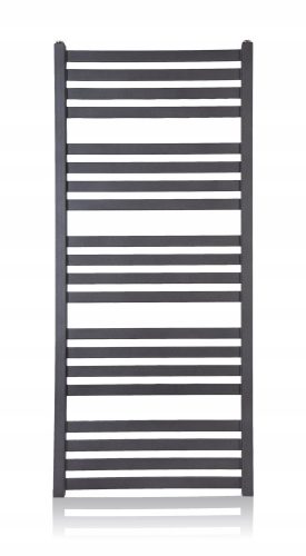 Vodni kopalniški radiator Lava 417 W 430 x 950 mm črn, siv