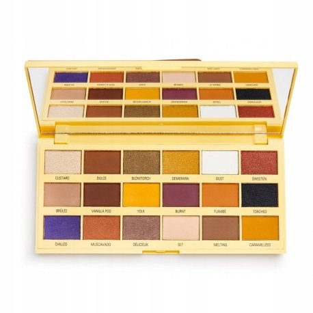  Makeup Revolution Creme Brulee Chocolate Palette paleta senčil za oči