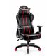  Diablo Chairs X-One 2.0 gaming stol, črno in rdeče eko usnje