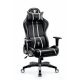  Gaming stol Diablo Chairs X-One 2.0, črno-belo eko usnje