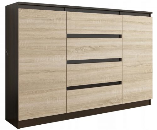  Mobene Moderna komoda 140 x 40 x 98 cm mat wenge