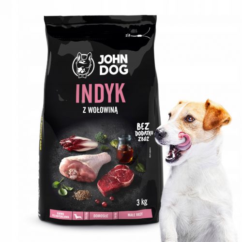  John Dog suha hrana puran 3 kg