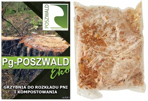  2x Pg POSZWALD Eco Mycelium za razkroj drevesnih debel