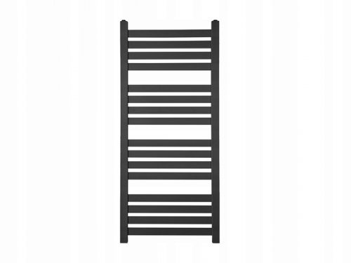  Vodni kopalniški radiator Lava 608 W 540 x 1200 mm črn