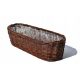  Wicker Shop pokrov 50x21x14 cm temno rjav protja