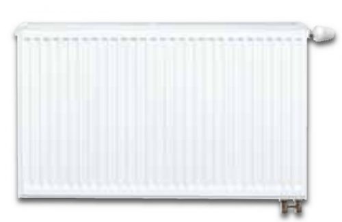 Jekleno-panelni radiator Termoteknik 918 W bel 800 x 600 x 58 mm - spodnji priključek