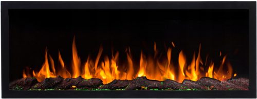 Vgradni kamin brez funkcije gretja, električni Classic Fire, črn, 11 W, 115 x 42 x 12,8 cm