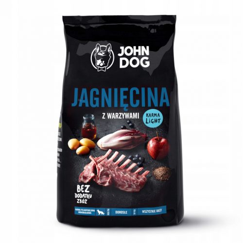  John Dog suha hrana za jagnjetino 3 kg