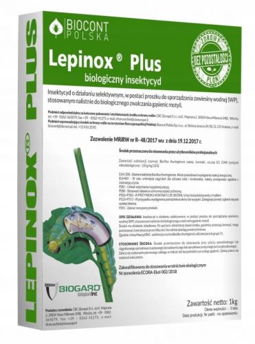  Lepinox plus 1kg gosenice pušpanovega molja