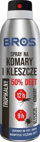  Sprej Bros pršilo proti komarjem in klopom 180 ml 180 g