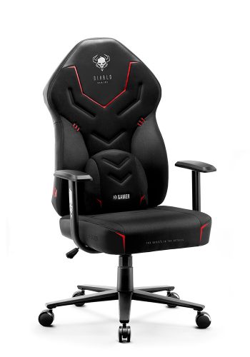  Diablo Chairs X-Gamer 2.0 gaming stol, črno blago