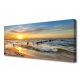 Tisk na platnu Morje Sunset Beach 125x50