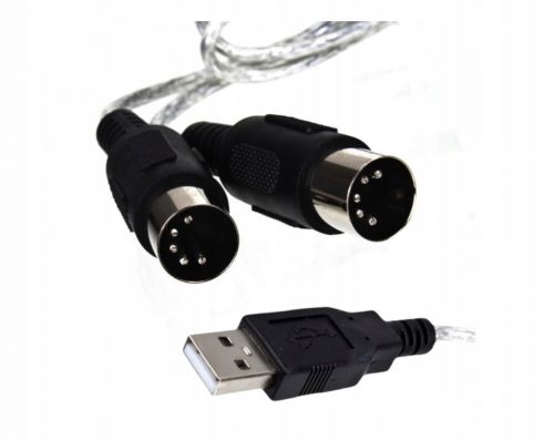  NTIinnovations dvostranski MIDI USB vmesnik 2m