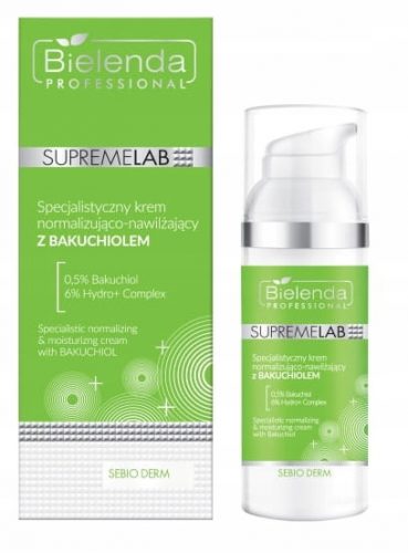  Bielenda Professional SupremeLab Sebio Derm 50 SPF dnevna in nočna krema za obraz proti nepravilnostim 50 ml