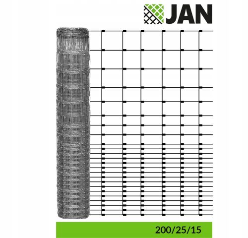 MREŽA ZA GOZDNO OGRAJO 200/25/15L 50m + KLIKNI