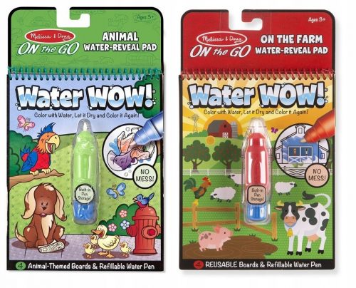  Komplet vodnih pobarvank Melissa in Doug WaterWow